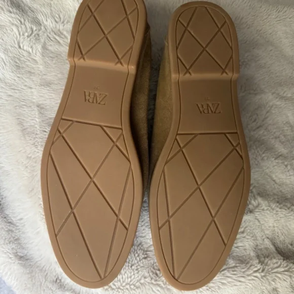 Zara Suede Penny Loafers - Picture 3 of 7